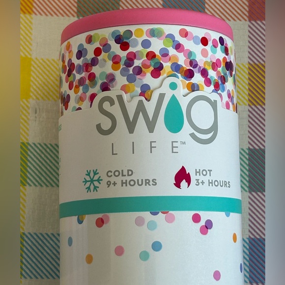 NWT SWIG LIFE 12 OZ INSULATED STAINLESS SKINNY CAN COOLER & LAMINATED TOTE BAG - Picture 4 of 12